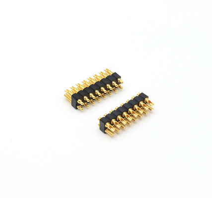 Double Row Spring Loaded Connector 16pin Solder Cup Connector 2.54mm Pitch