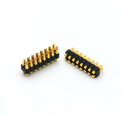 Double Row Spring Loaded Connector 16pin Solder Cup Connector 2.54mm Pitch