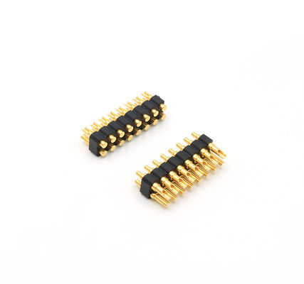 Double Row Spring Loaded Connector 16pin Solder Cup Connector 2.54mm Pitch