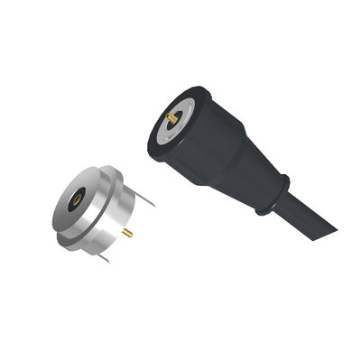 Customized Magnetic Cable Connector Circular Magnetic Electrical Connector 2 Pin For Smart Wear